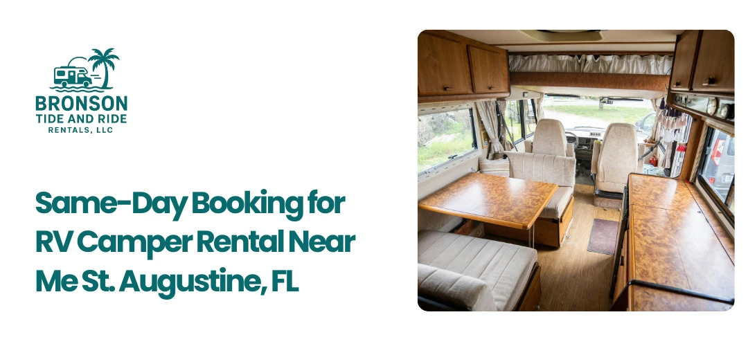 RV Camper Rental Near Me St. Augustine, FL